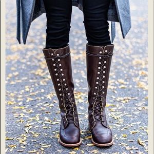 Red Wing Shoes knee hi lace up boots 8 USA made